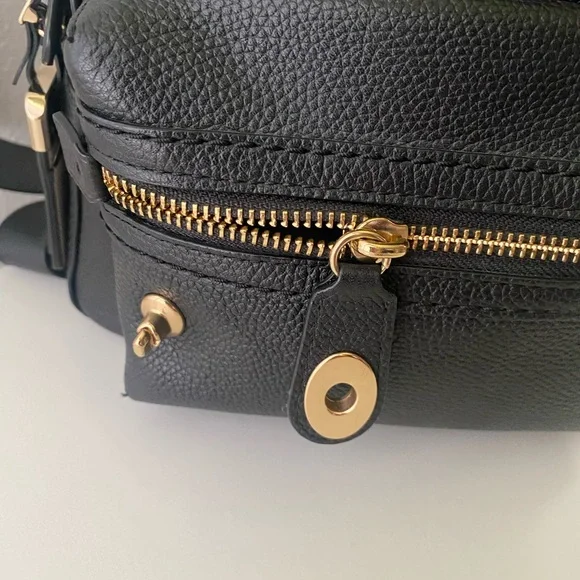Coach Black Backpack with Gold Accents - Picture 7 of 8